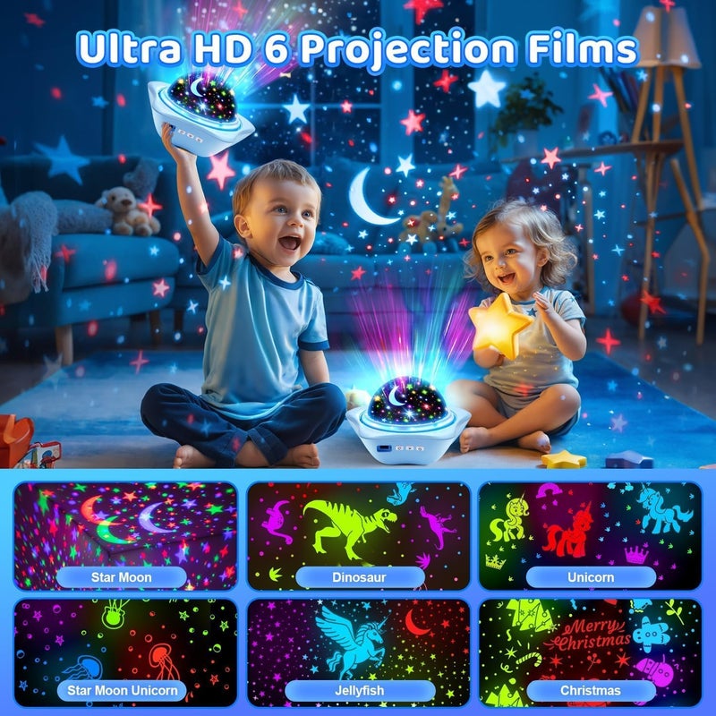 One Fire Star Projector Night Light for Kids - Image 2